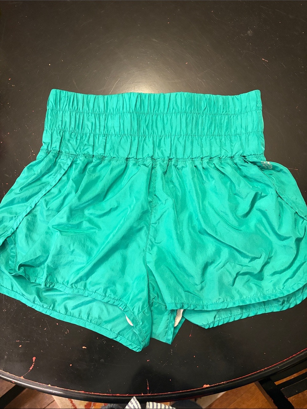 Free People Women’s High-Waist Active Shorts in Teal